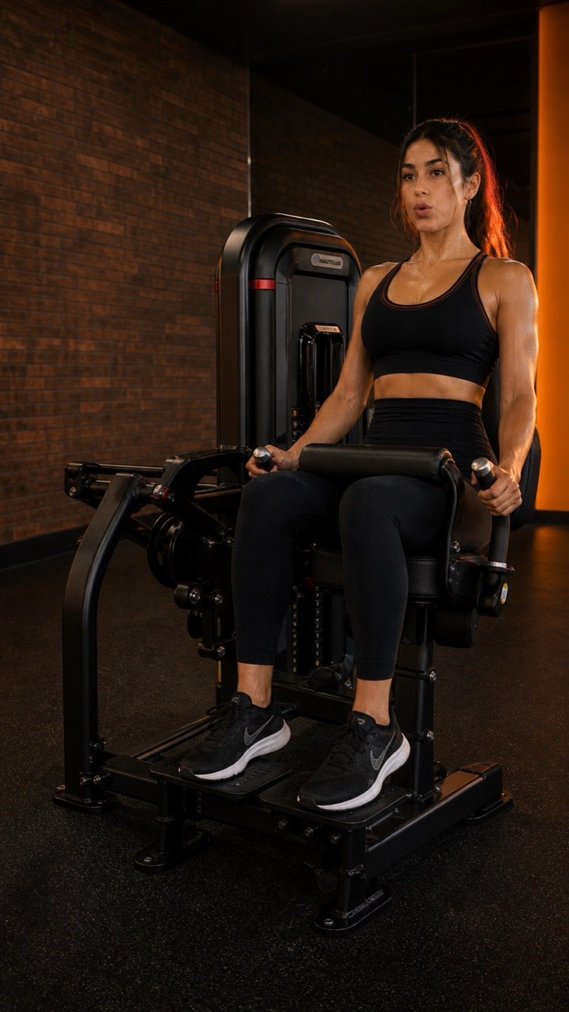 Escaladora en un entorno visual Empire Fitness