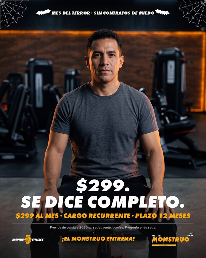 Cartel Mes del Monstruo: Se dice completo, Membresía recurrente $299